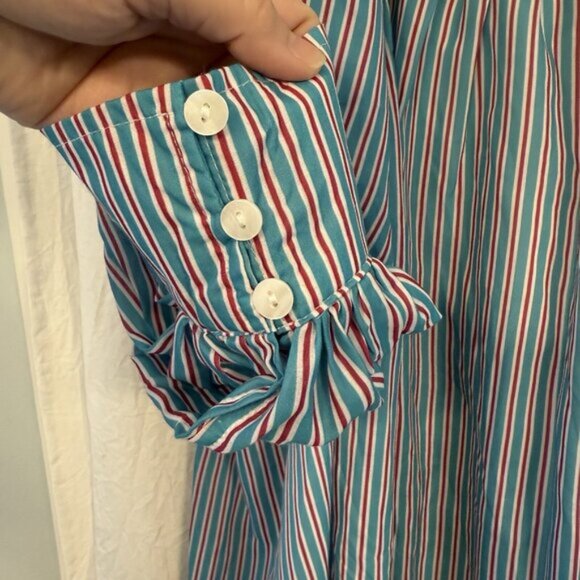 Tuckernuck Pomander Place Juliette Dress XL Embroidered Preppy Coastal Classic - Picture 7 of 16